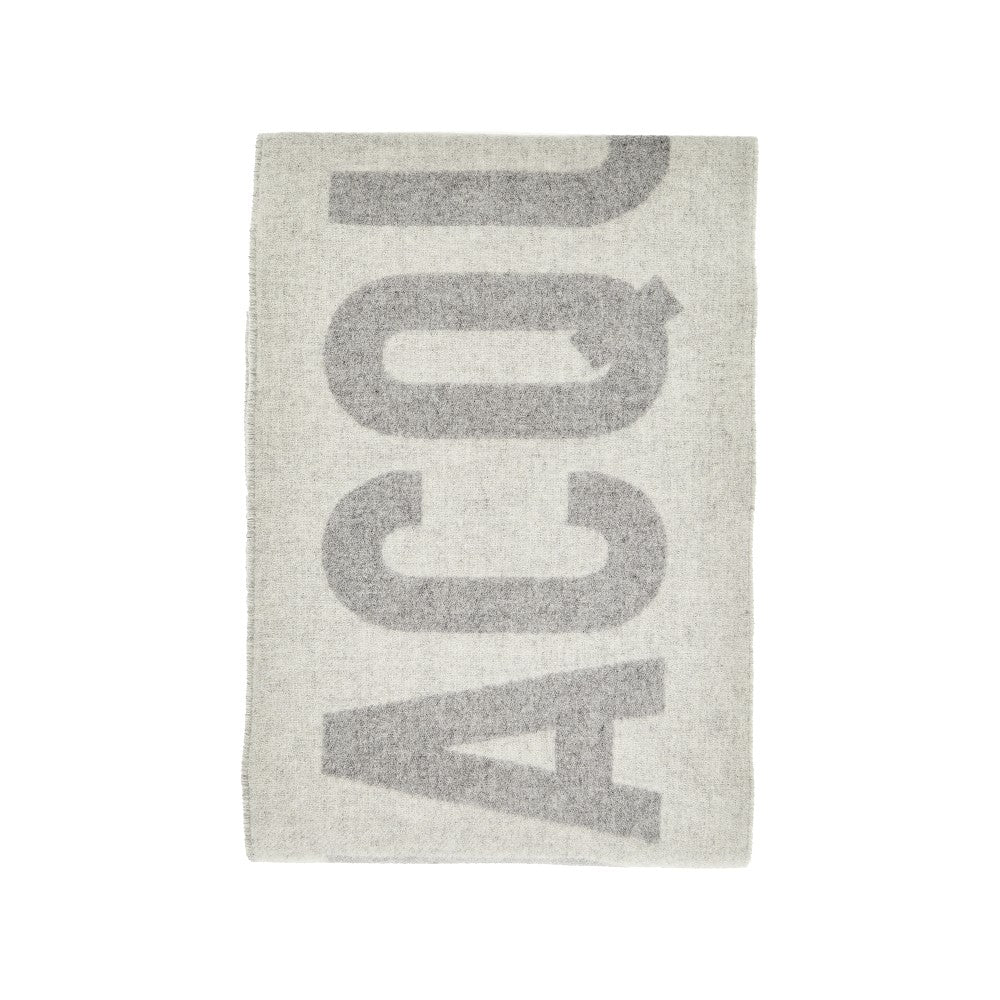 JACQUEMUS Jacquard logo wool scarf