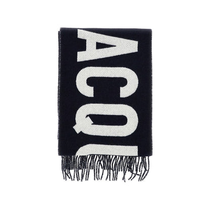 JACQUEMUS Jacquard logo wool scarf