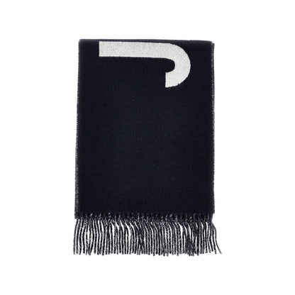 JACQUEMUS Jacquard logo wool scarf