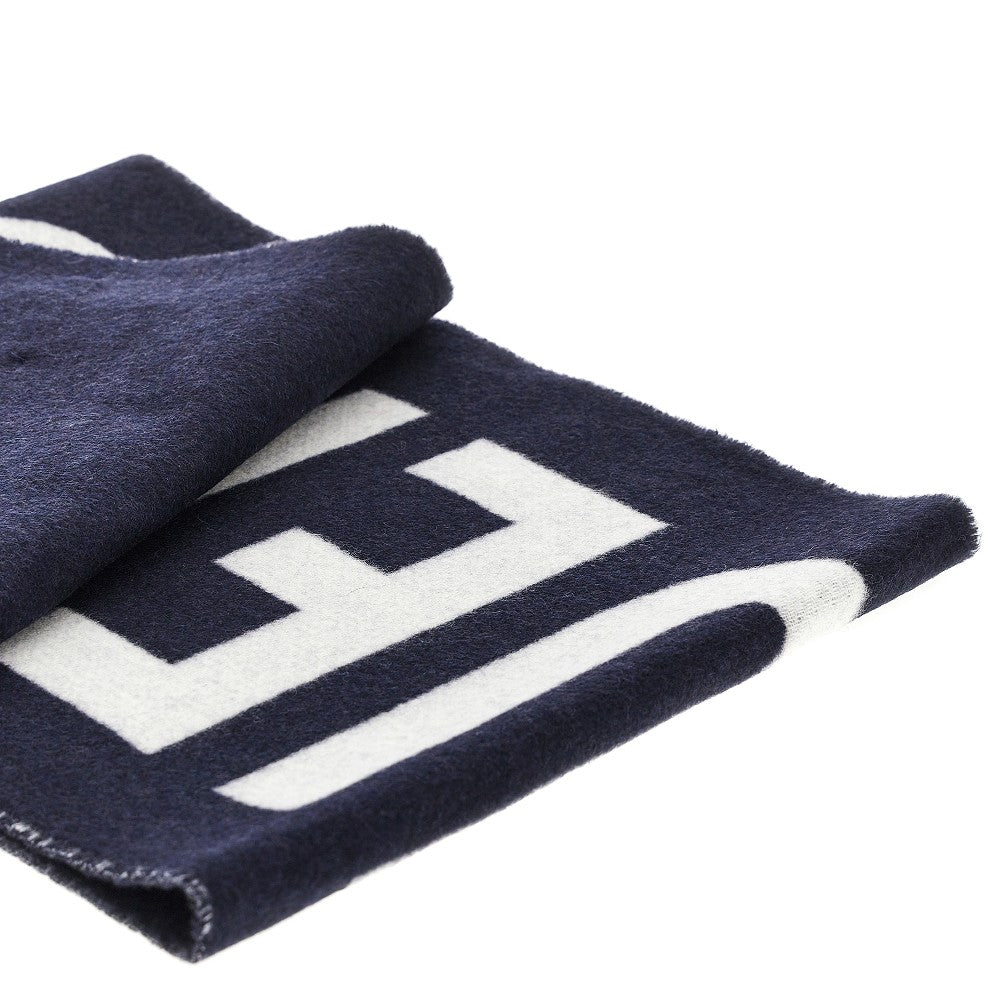 JACQUEMUS Jacquard logo wool scarf