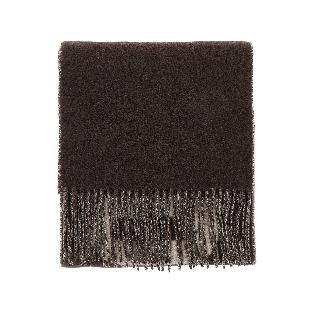 JACQUEMUS Jacquard logo wool scarf
