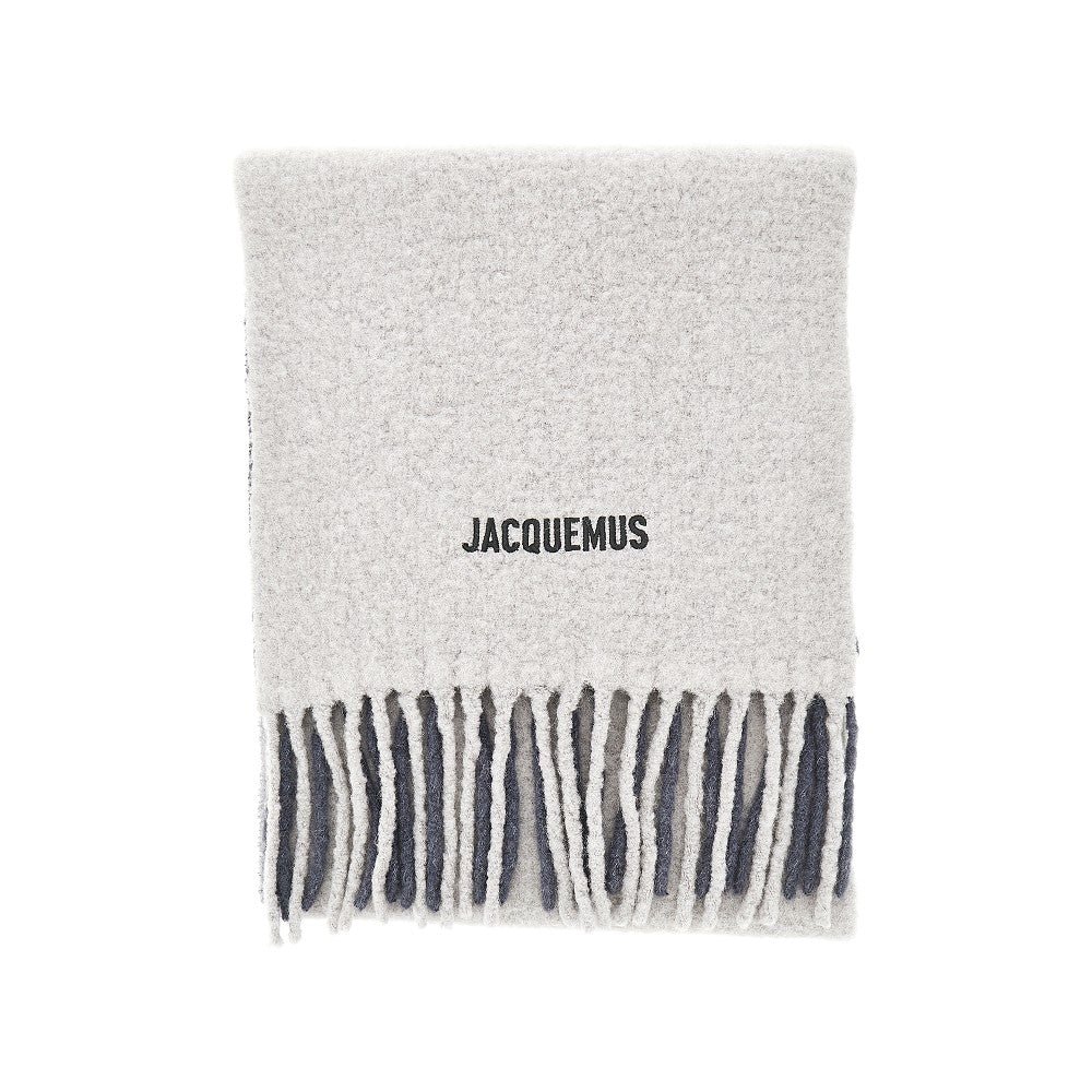 JACQUEMUS 'Moisson' alpaca-blend scarf