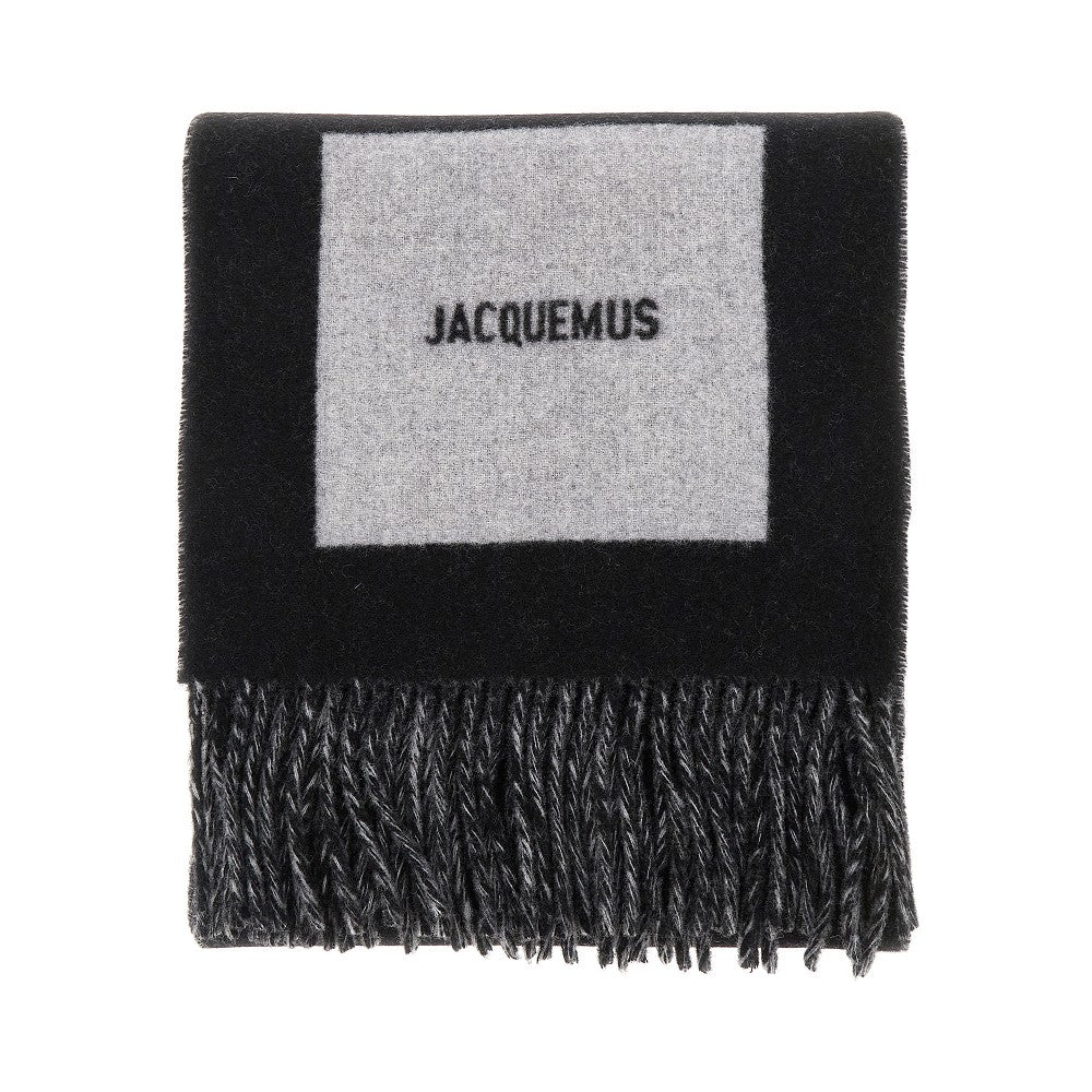 JACQUEMUS 'Rond Carré' wool scarf