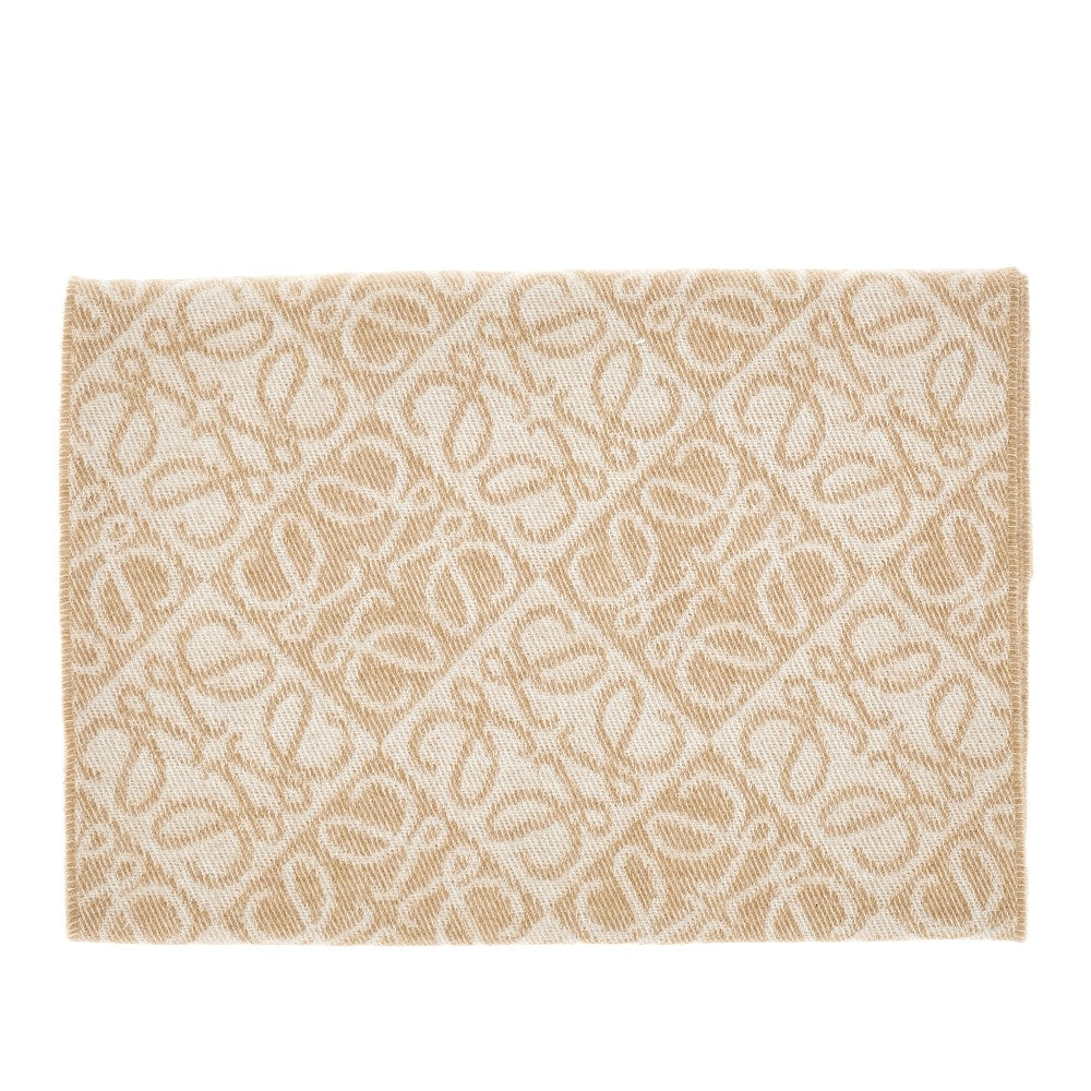 Loewe Anagram wool and cashmere scarf