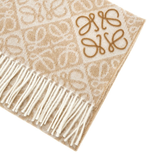 Loewe Anagram wool and cashmere scarf