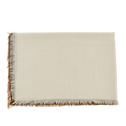 LOEWE Jacquard wool and silk scarf