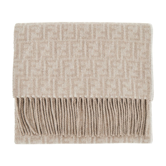 Fendi Wool and cashmere double-face scarf