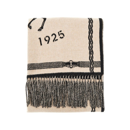 Fendi 'Selleria' wool and cashmere scarf