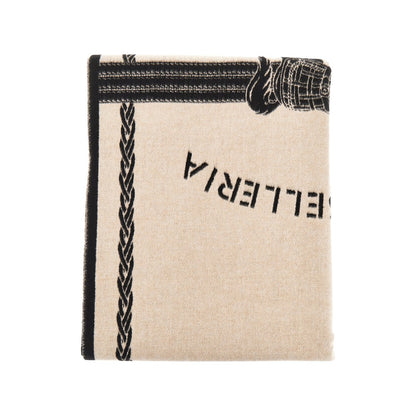Fendi 'Selleria' wool and cashmere scarf