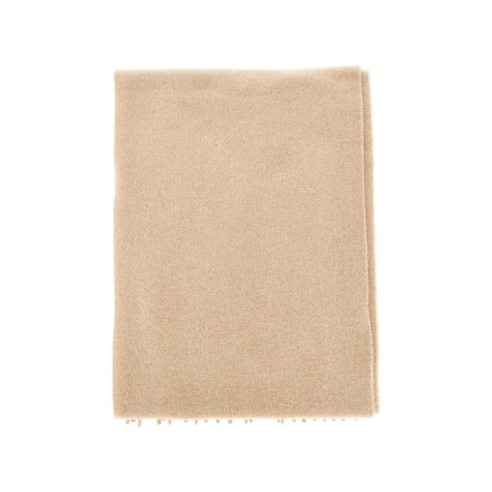 AMI Ami de Coeur embroidery wool scarf