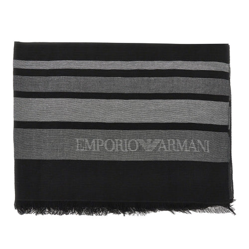 EMPORIO ARMANI Viscose and modal-blend scarf