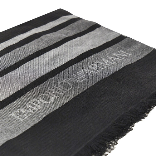 EMPORIO ARMANI Viscose and modal-blend scarf