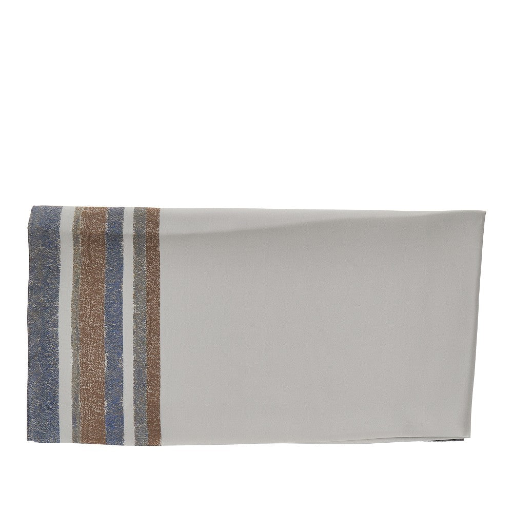 EMPORIO ARMANI Silk scarf with print