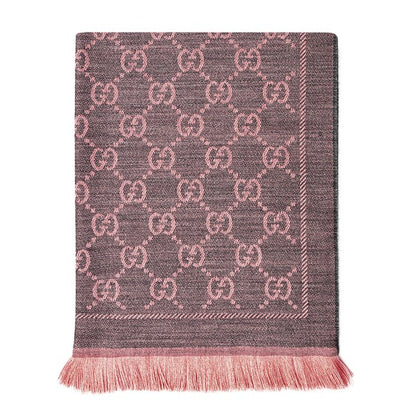 GUCCI GG jacquard wool scarf