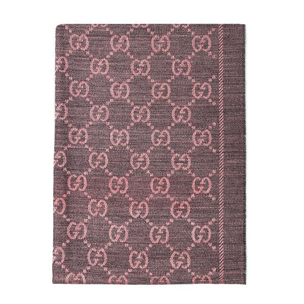 GUCCI GG jacquard wool scarf