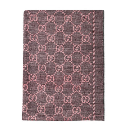 GUCCI GG jacquard wool scarf