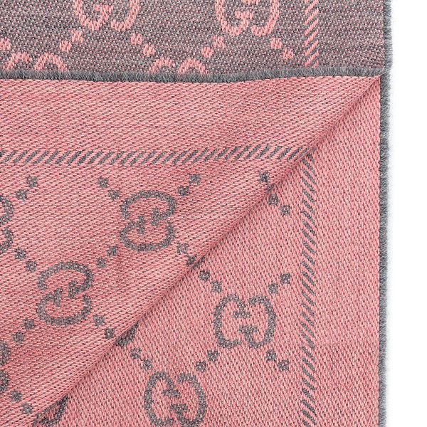 GUCCI GG jacquard wool scarf