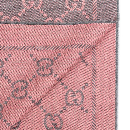 GUCCI GG jacquard wool scarf