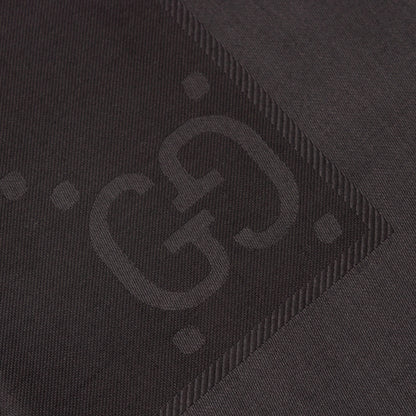 GUCCI GG jacquard wool and silk scarf