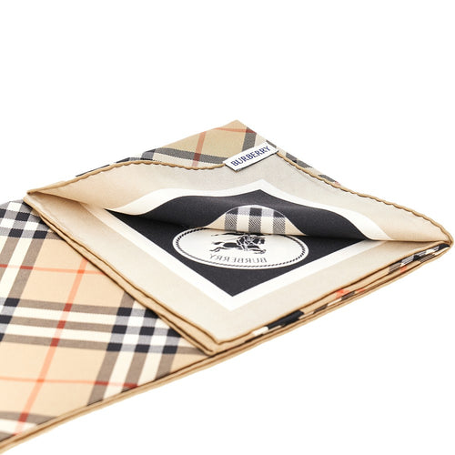Burberry Check silk scarf