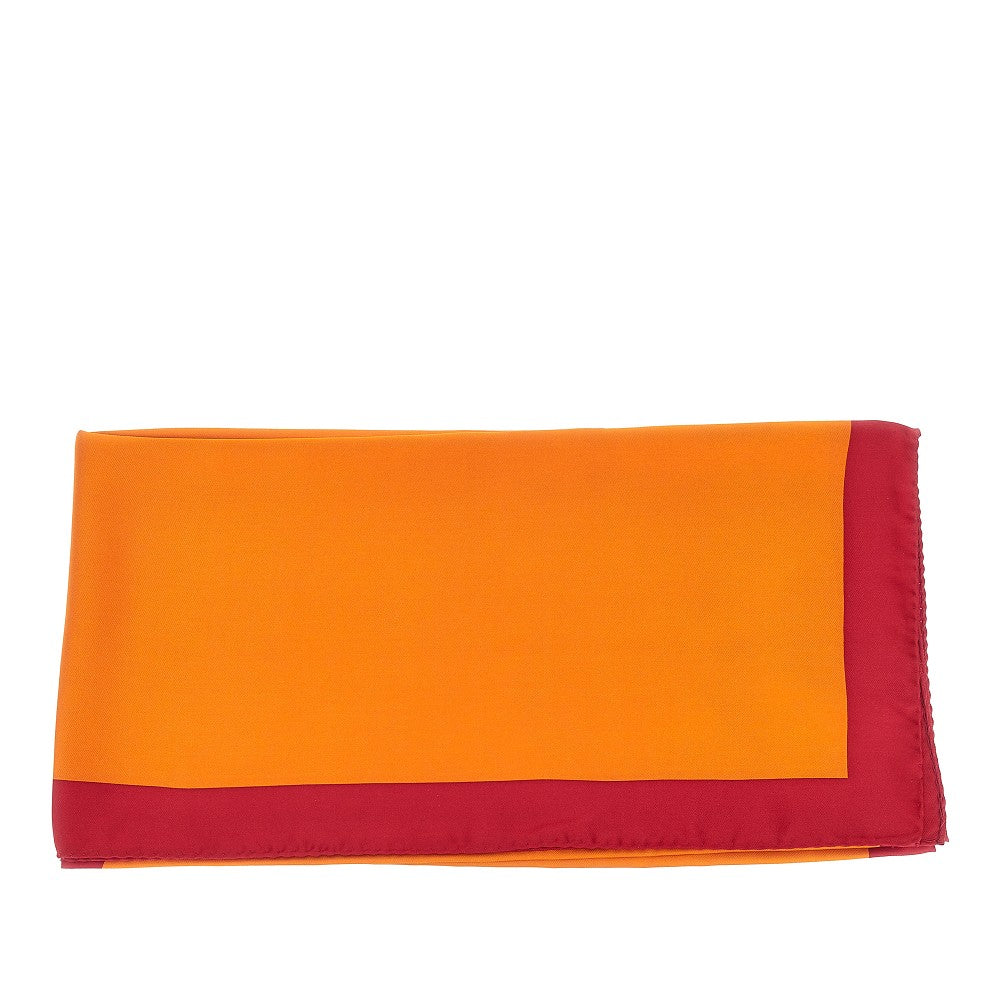 Saint Laurent 'Cassandre' silk twill scarf