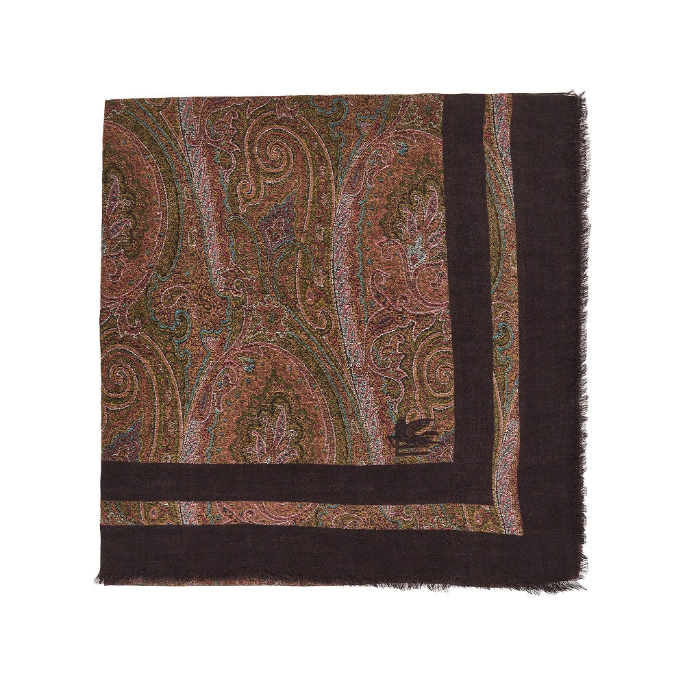 Etro Paisley modal and cashmere shawl