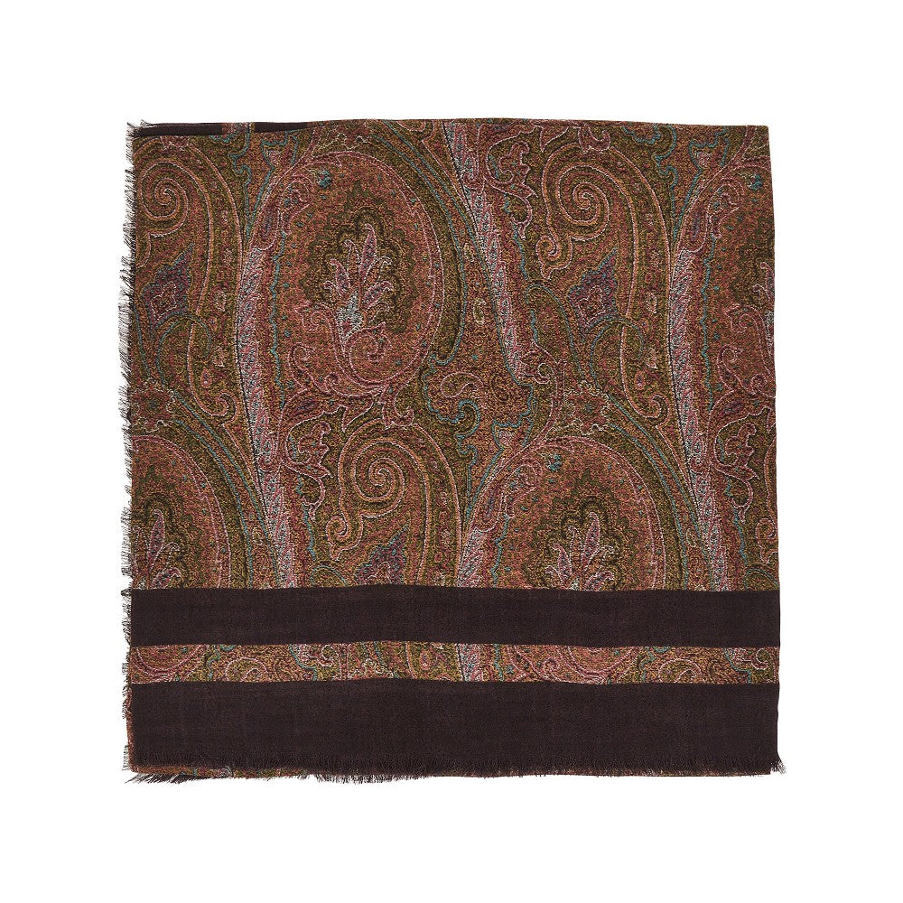 Etro Paisley modal and cashmere shawl