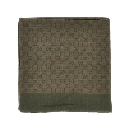 GUCCI Silk and wool-blend scarf