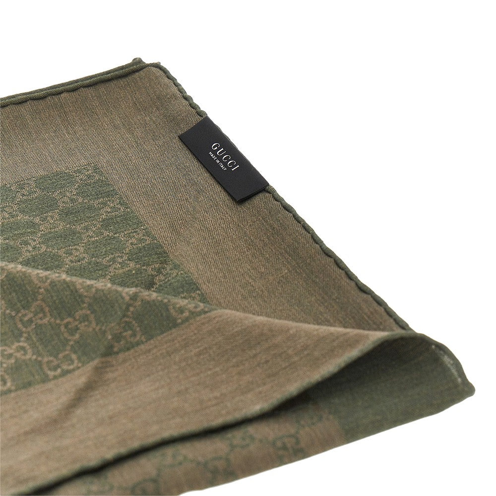 GUCCI Silk and wool-blend scarf