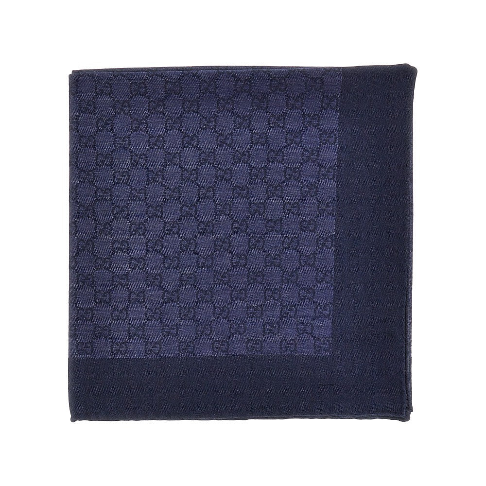 GUCCI Silk and wool-blend scarf