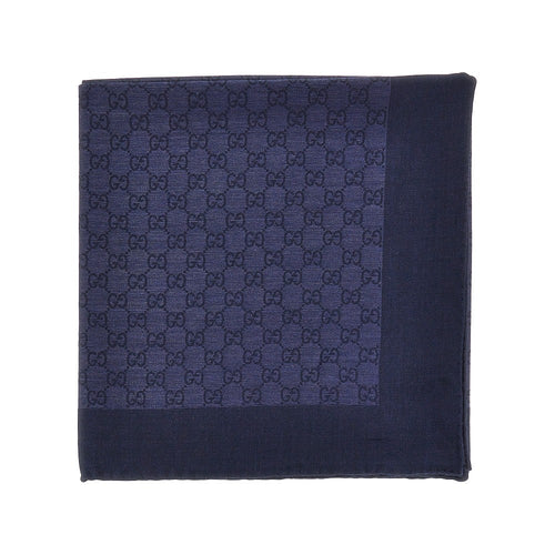 GUCCI Silk and wool-blend scarf
