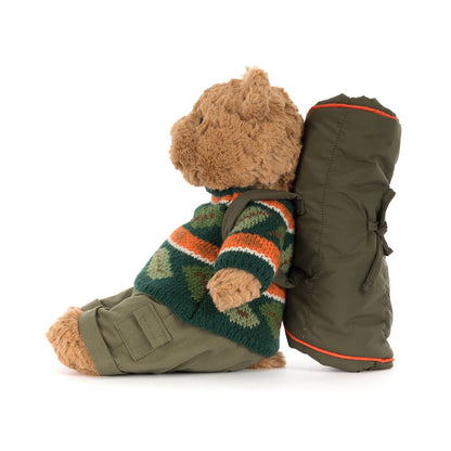 Jellycat Bartholomew Bear ‘Hiking’ soft toy