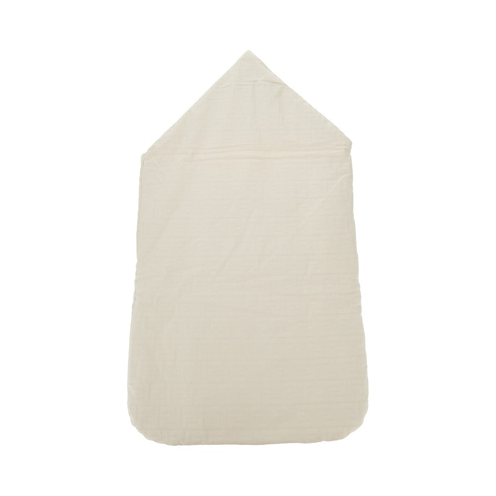FENDI Cotton sleeping bag with logo embroidery