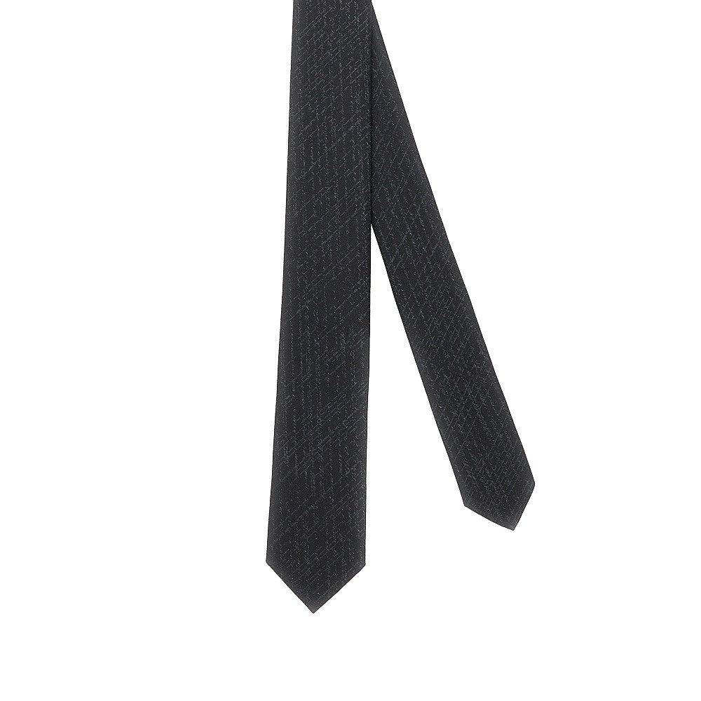 EMPORIO ARMANI Jacquard silk necktie