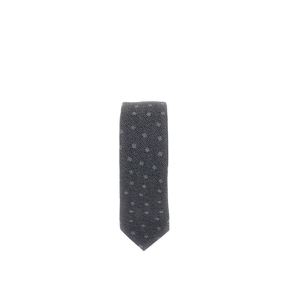 EMPORIO ARMANI Jacquard silk necktie