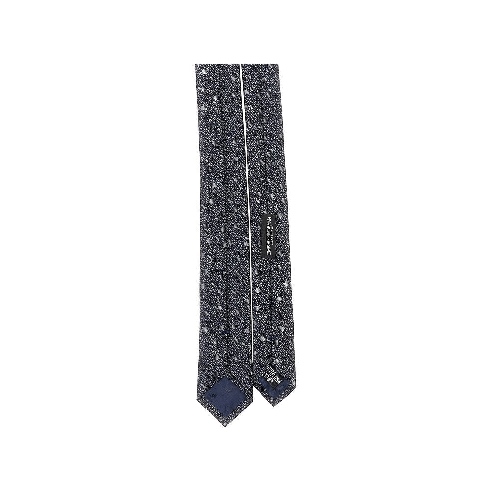 EMPORIO ARMANI Jacquard silk necktie