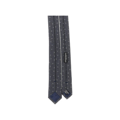 EMPORIO ARMANI Jacquard silk necktie