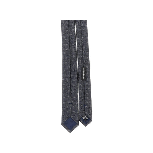 EMPORIO ARMANI Jacquard silk necktie