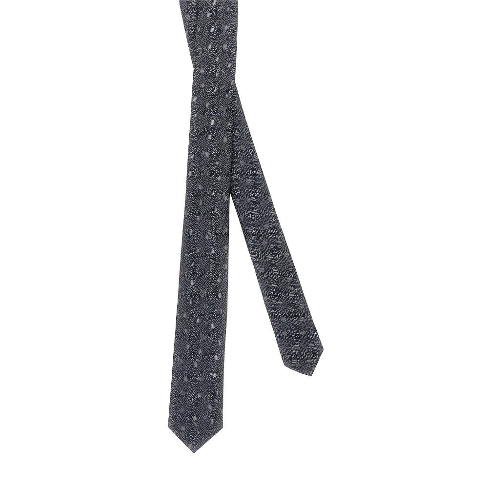 EMPORIO ARMANI Jacquard silk necktie