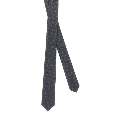 EMPORIO ARMANI Jacquard silk necktie