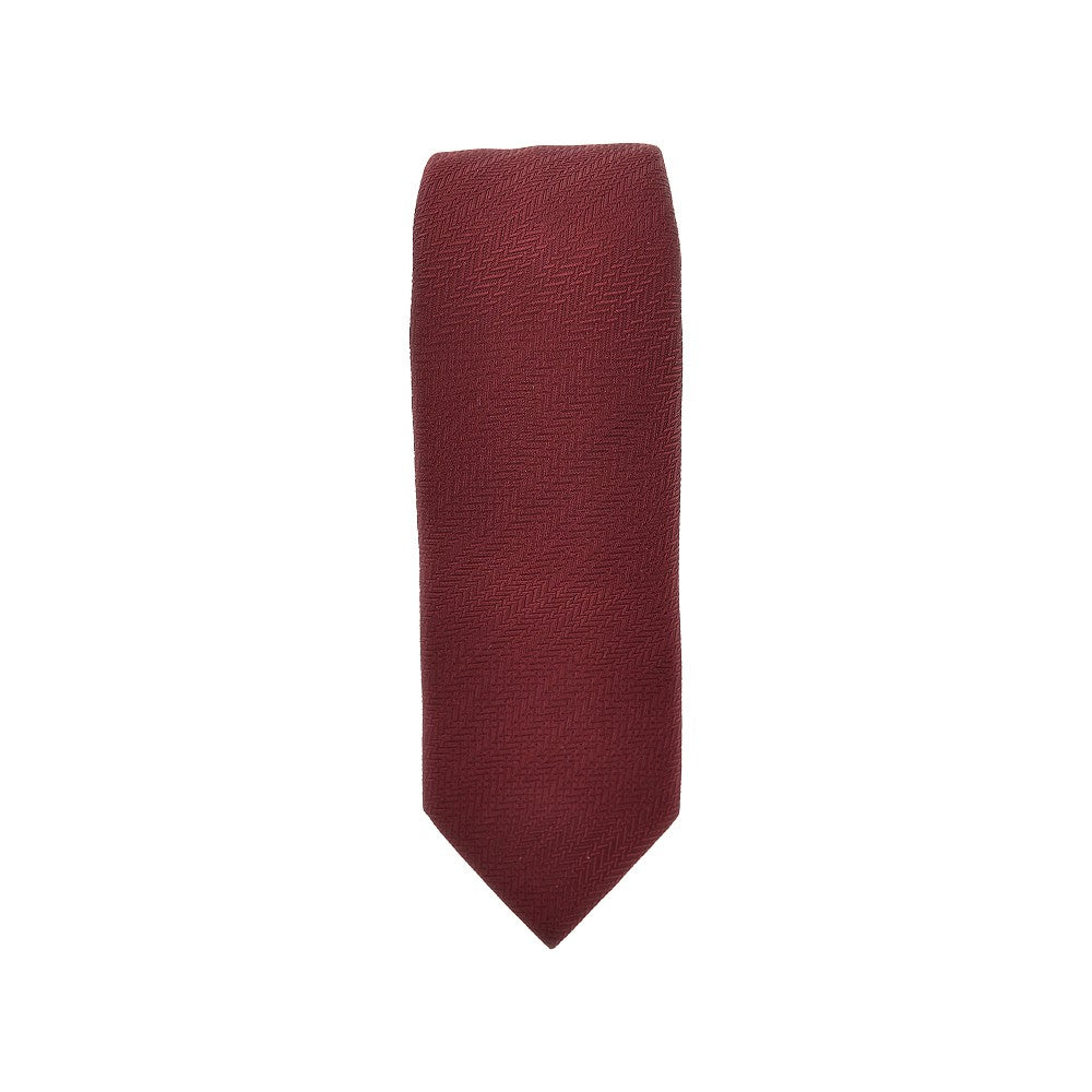 EMPORIO ARMANI Silk necktie with jacquard motif