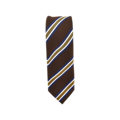 EMPORIO ARMANI Silk necktie with jacquard motif