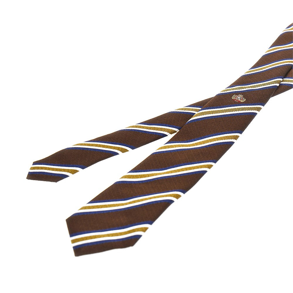 EMPORIO ARMANI Silk necktie with jacquard motif