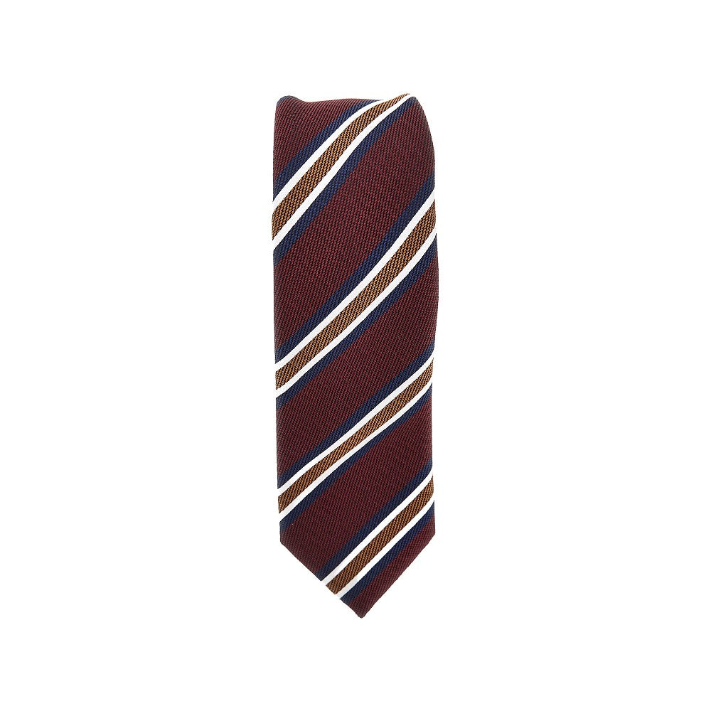 EMPORIO ARMANI Silk necktie with jacquard motif