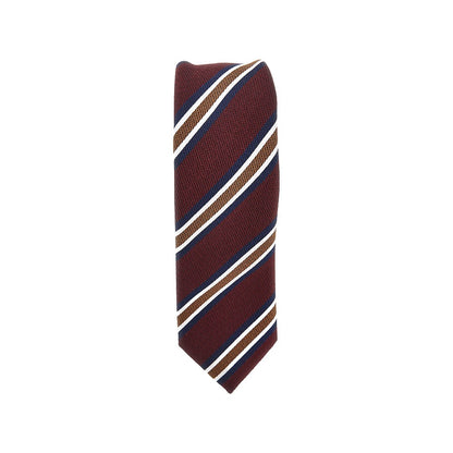 EMPORIO ARMANI Silk necktie with jacquard motif