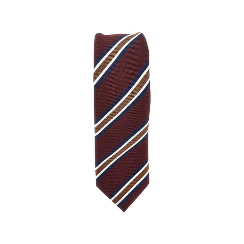 EMPORIO ARMANI Silk necktie with jacquard motif