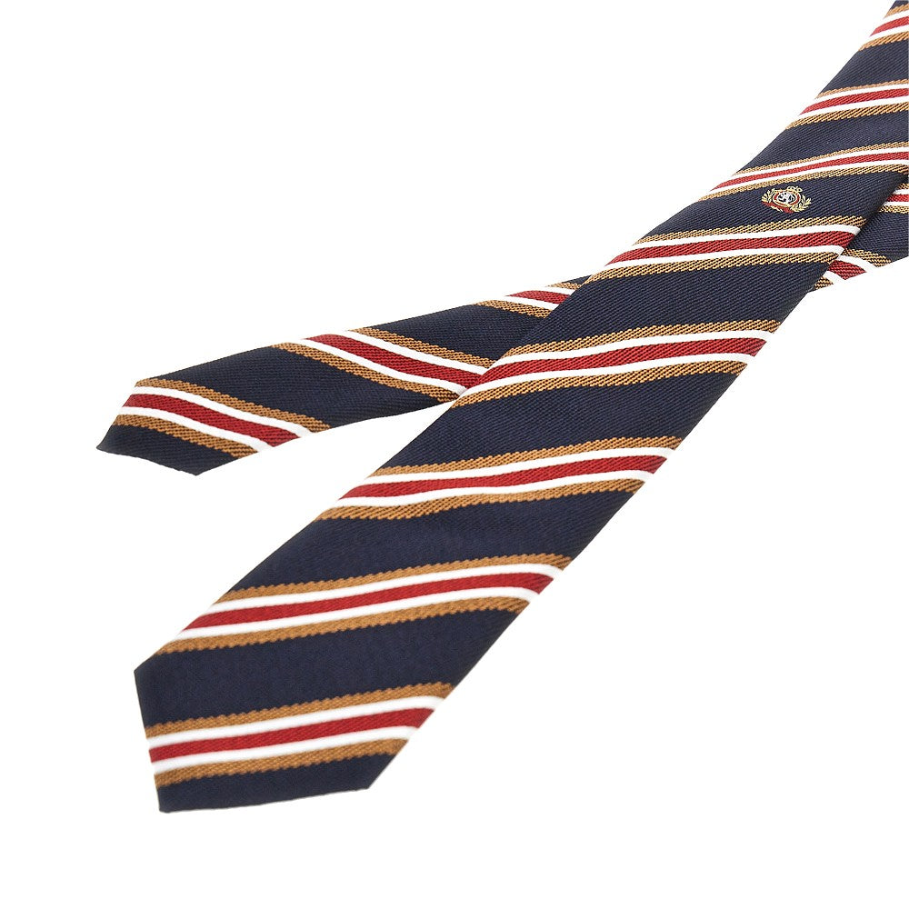 EMPORIO ARMANI Silk necktie with jacquard motif