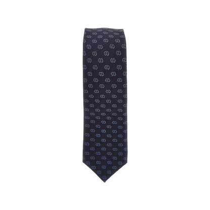 GUCCI GG jacquard silk necktie
