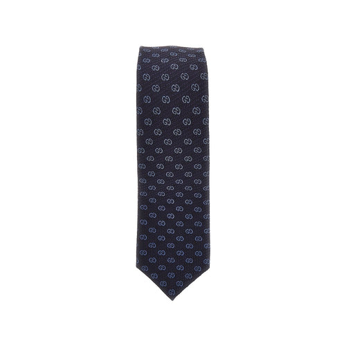 GUCCI GG jacquard silk necktie