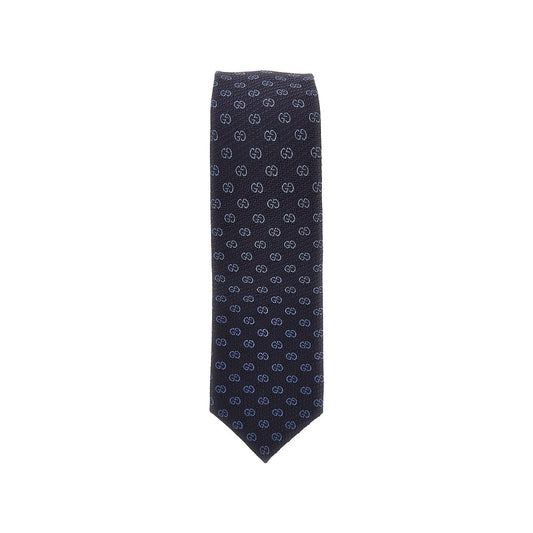 GUCCI GG jacquard silk necktie